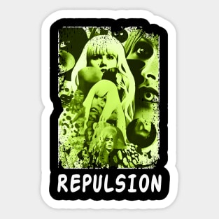 Horror in Isolation Repulsions Film Tribute Shirt Sticker